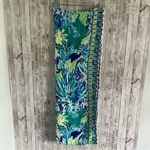 Lilly Pulitzer Scarf Wrap Shawl- Green and Blue